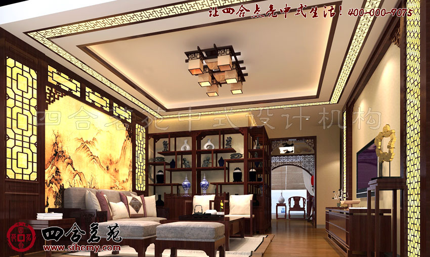 金碧輝煌盡顯奢華 中式四合院設(shè)計(jì)