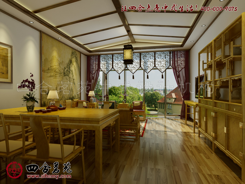 古色古香品味茶香 中式設(shè)計(jì)茶樓室內(nèi)配飾